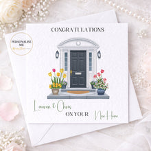 Load image into Gallery viewer, Personalised Front Door New Home Card

