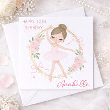 Load image into Gallery viewer, Little Ballet Dancer Birthday Card
