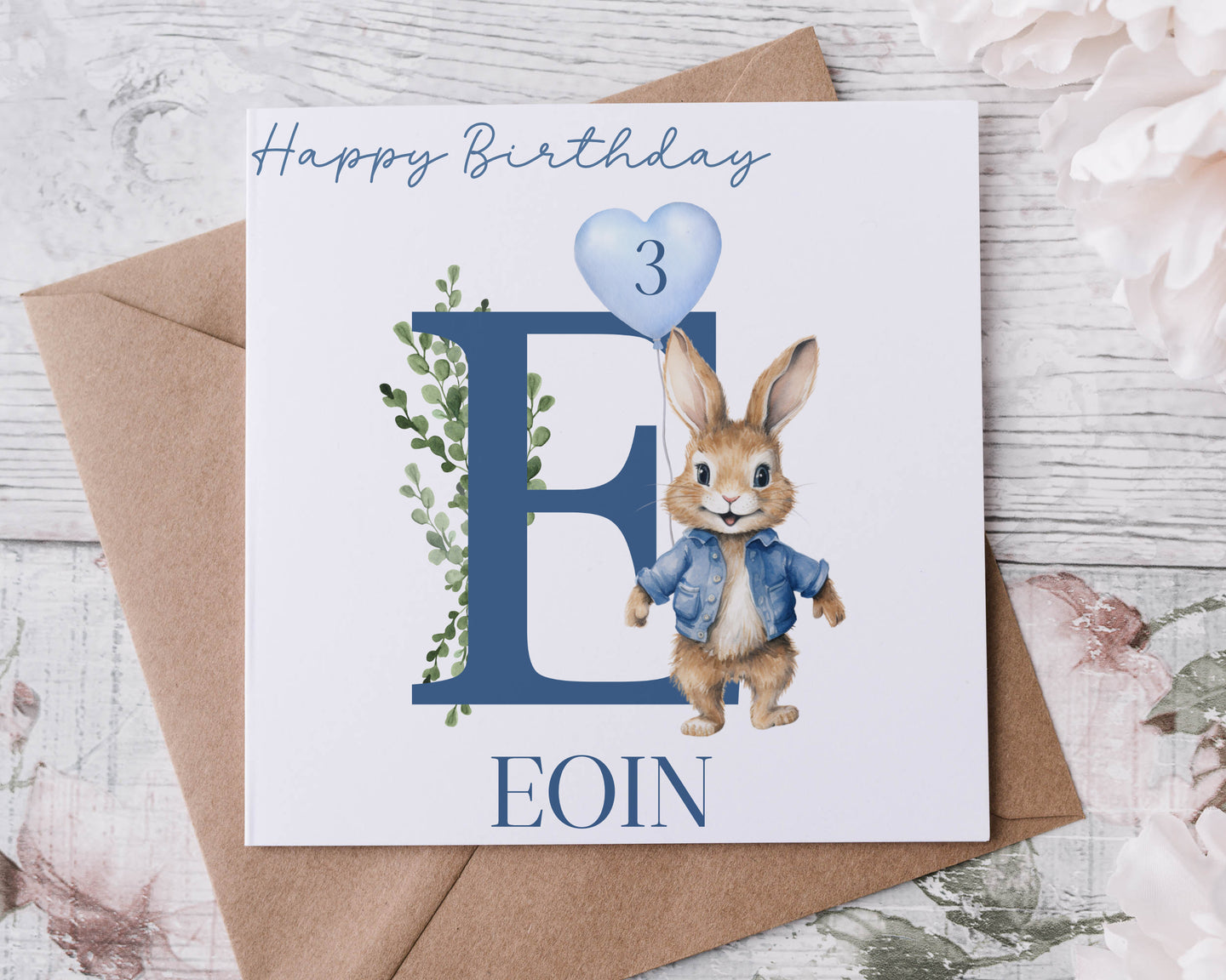 Flopsy bunny birthday card