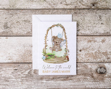 Load image into Gallery viewer, Welcome to the world Baby Greeting Card
