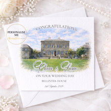 Load image into Gallery viewer, Watercolour Wedding Venue Card
