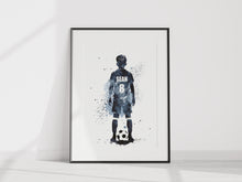 Load image into Gallery viewer, Football coloursplash Unframed Print A4/A3
