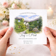 Load image into Gallery viewer, Watercolour Wedding Venue Card
