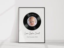 Load image into Gallery viewer, Vinyl Print - Baby Photograph
