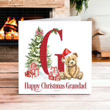 Load image into Gallery viewer, Cute Red Bear Alphabet - Christmas Card
