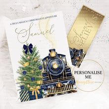 Load image into Gallery viewer, Believe Christmas Train Story Book BLUE

