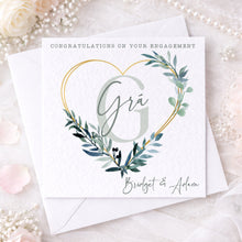 Load image into Gallery viewer, Engagement/Wedding card - Gra Heart
