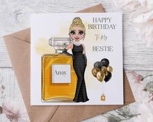 Load image into Gallery viewer, Perfume Chanel Birthday Card
