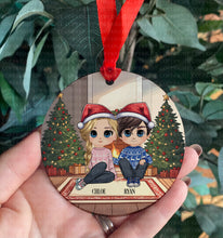 Load image into Gallery viewer, Chibi Best Friends Christmas Hanging Decoration - MALE
