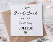Load image into Gallery viewer, First day at school card  - clover
