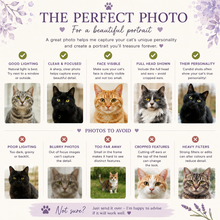 Load image into Gallery viewer, Bespoke Cat Illustration - From Photo to Print!
