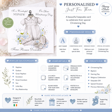 Load image into Gallery viewer, Christening Greeting Card - Boy
