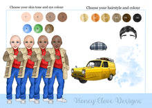 Load image into Gallery viewer, Market Trader Birthday Card
