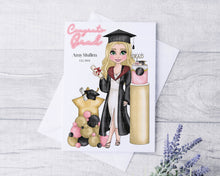 Load image into Gallery viewer, Dolly Graduation Girl Card  - STYLE 2
