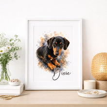 Load image into Gallery viewer, Bespoke Dog Illustration - From Photo to Print!

