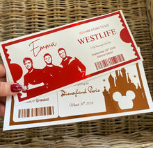 Load image into Gallery viewer, Foiled Concert Ticket/Event Ticket
