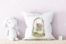 Load image into Gallery viewer, Fairy Bear on Swing Cushion
