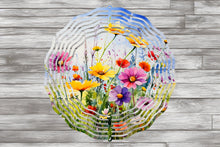 Load image into Gallery viewer, Watercolour flowers Windspinner
