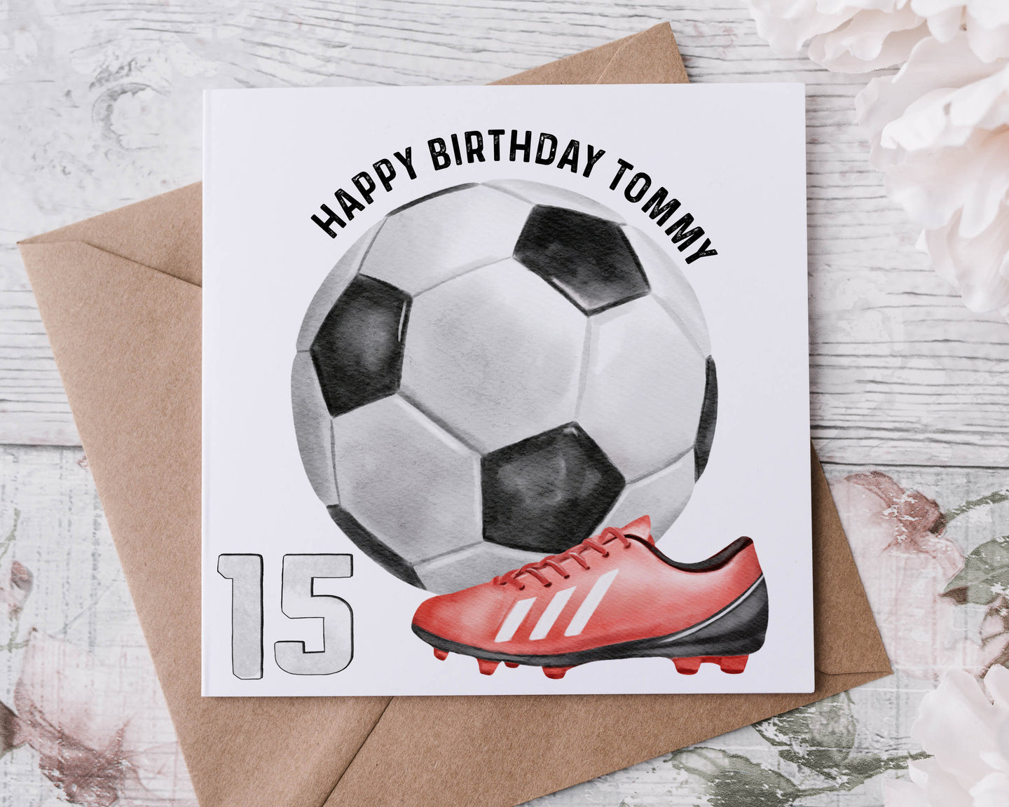 Football Design Birthday Card