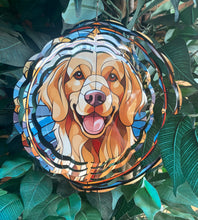 Load image into Gallery viewer, Golden Retriever Wind Spinner
