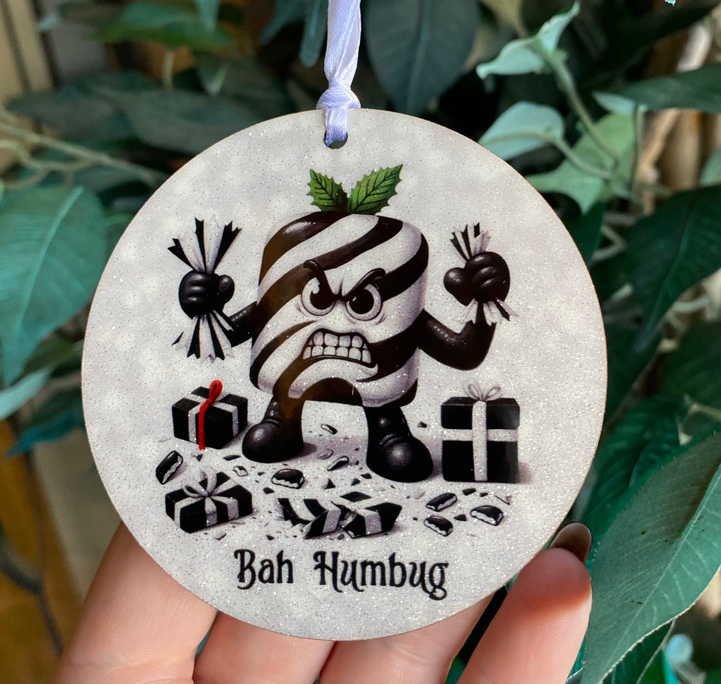 Bay humbug hanging Christmas decoration