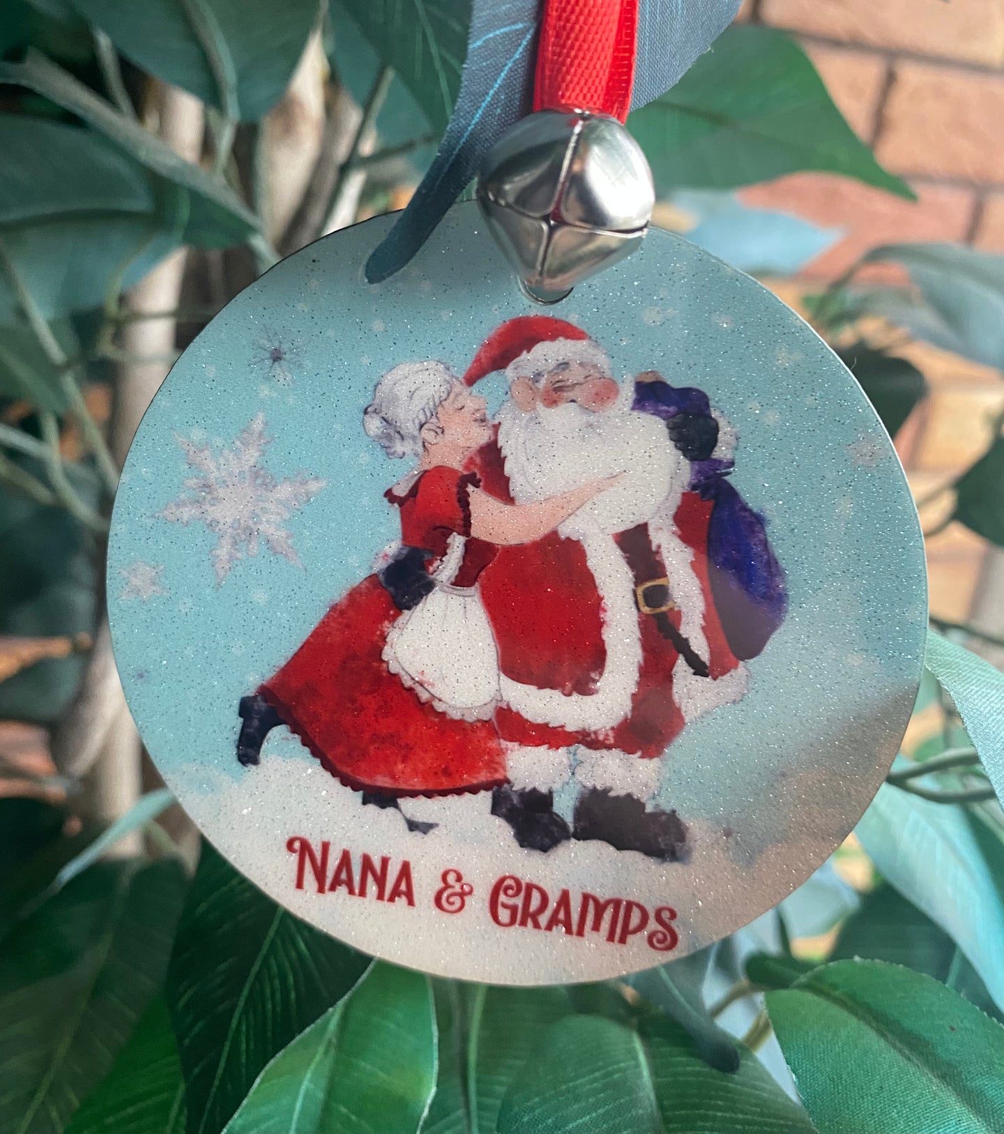 Mr and Mrs Claus Hanging Decoration