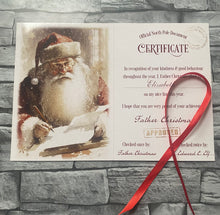 Load image into Gallery viewer, Nostalgic Santa Certificate
