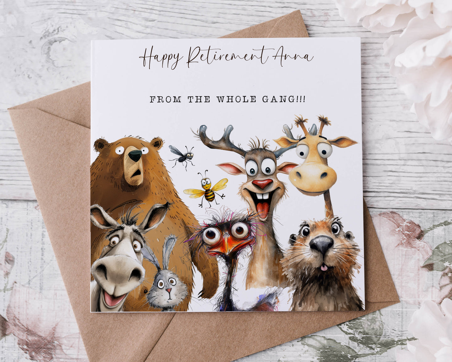 From the gang - Retirement/New Beginnings Card