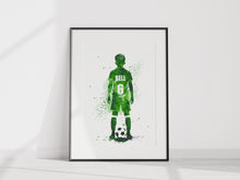 Load image into Gallery viewer, Football coloursplash Unframed Print A4/A3
