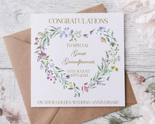 Load image into Gallery viewer, Floral Heart  Anniversary Card
