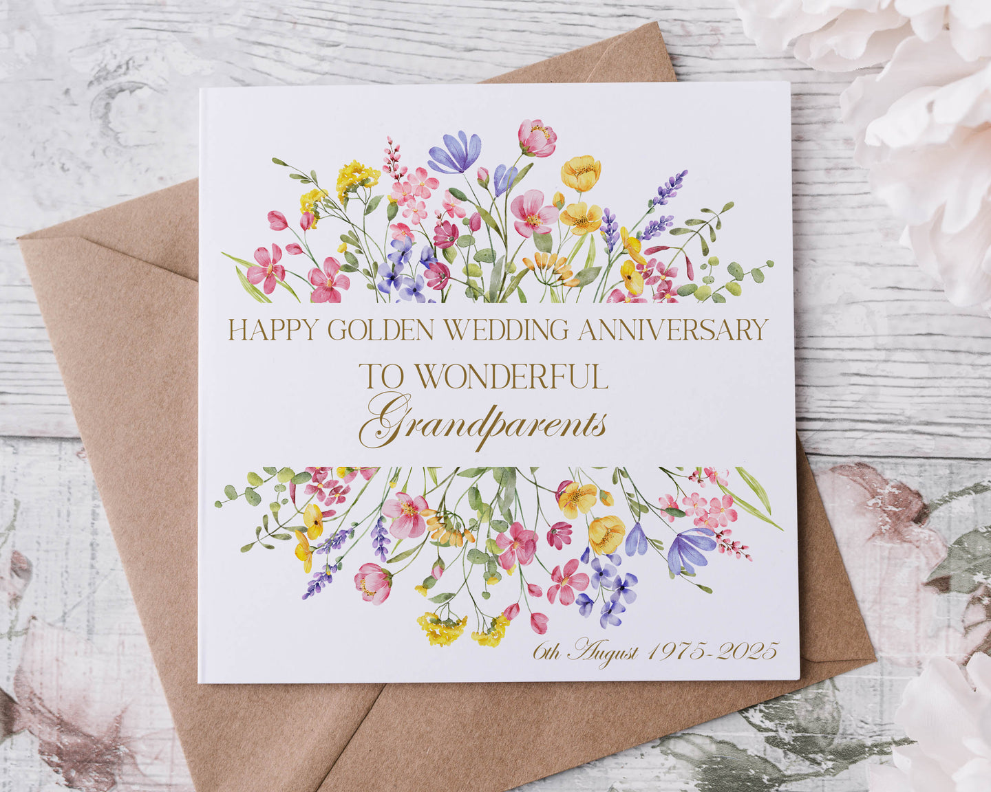 Golden Anniversary Card
