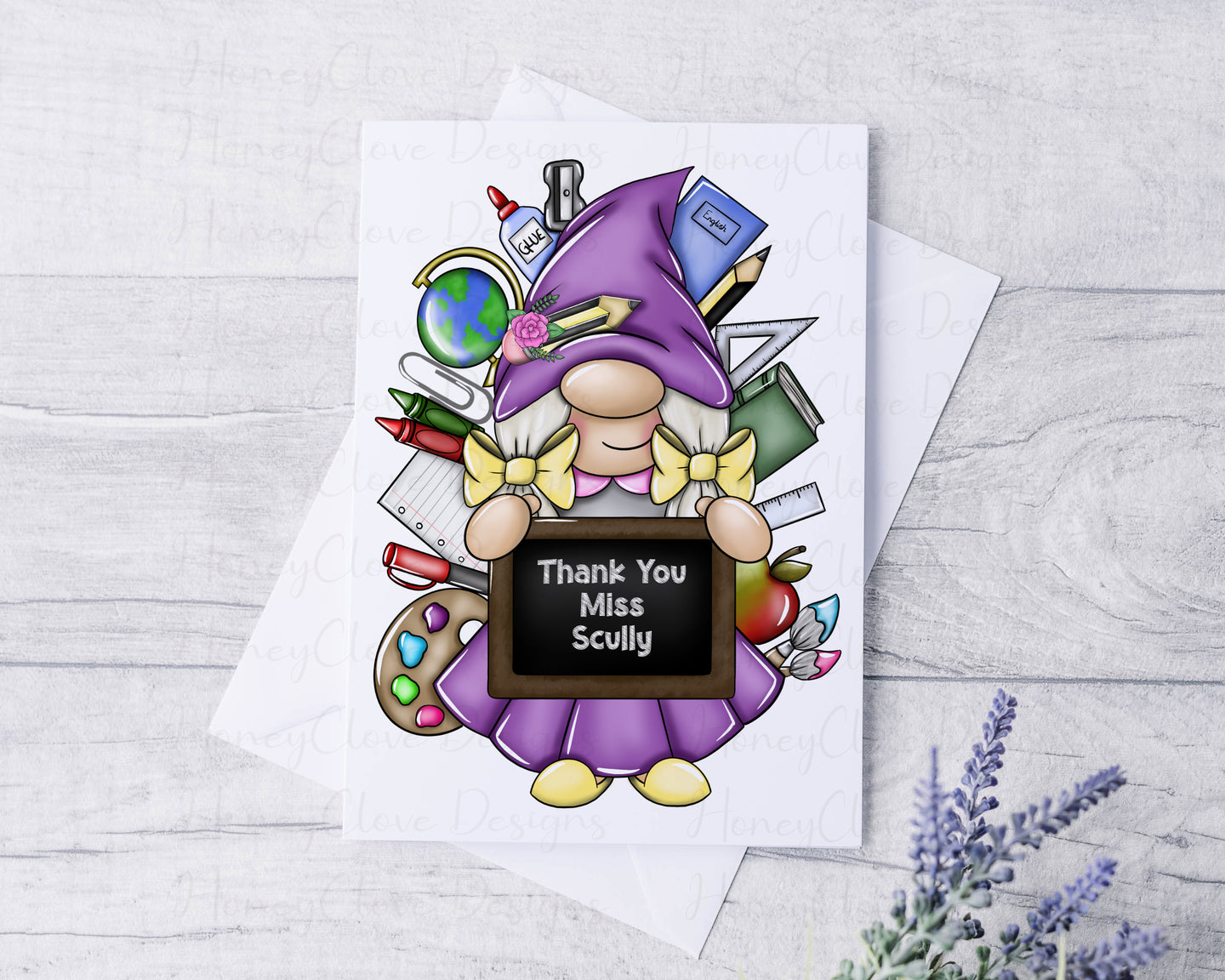 Teacher Gonkette Greeting Card