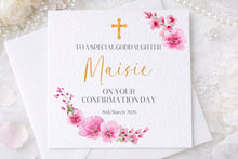 Load image into Gallery viewer, Confirmation Floral  Greeting Card
