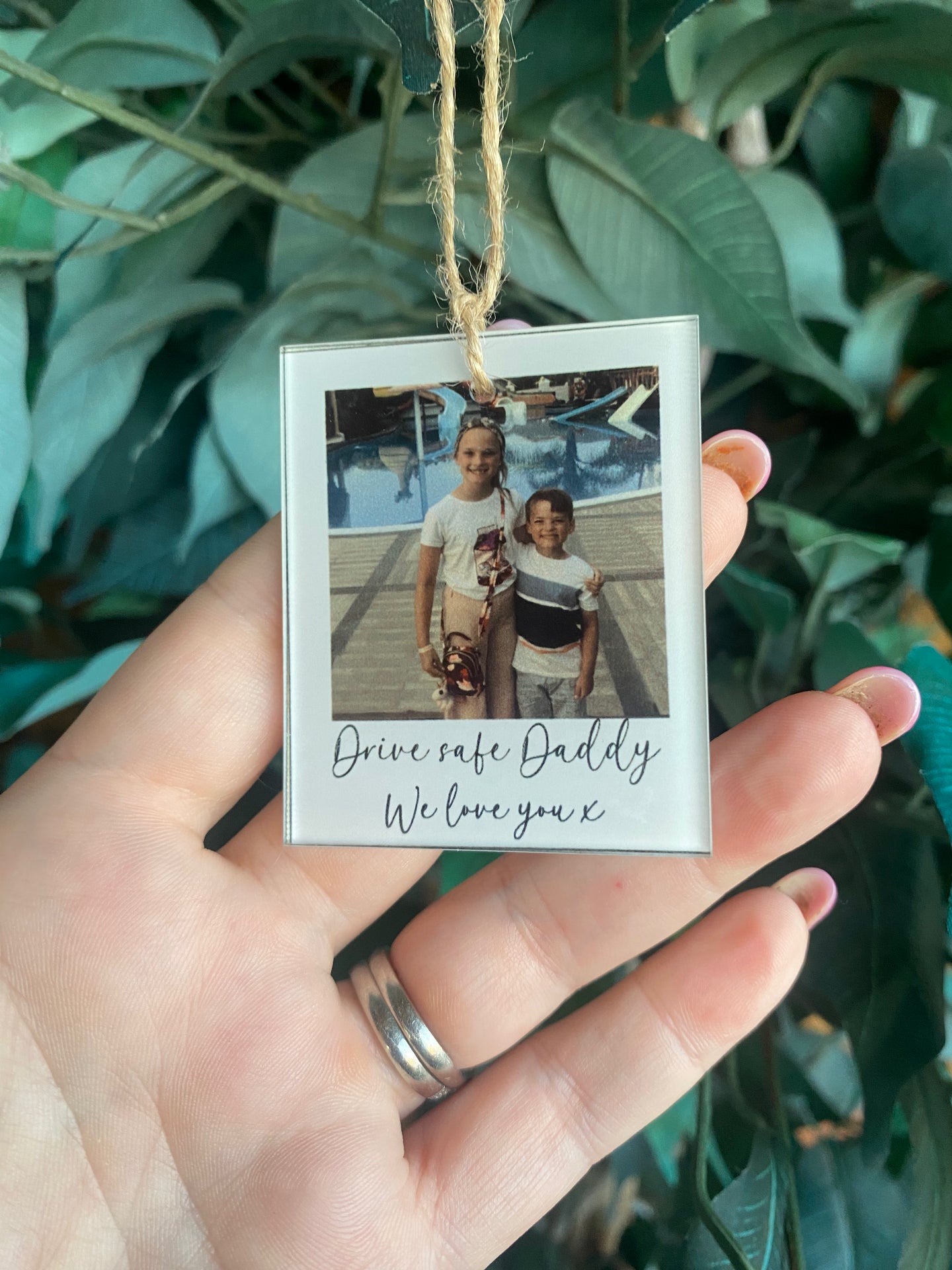 Hanging Polaroid Style Photo Decoration