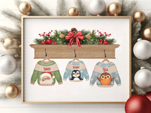 Load image into Gallery viewer, Christmas Jumper Family Print A3 or A4
