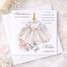 Load image into Gallery viewer, Christening Dress Greeting Card
