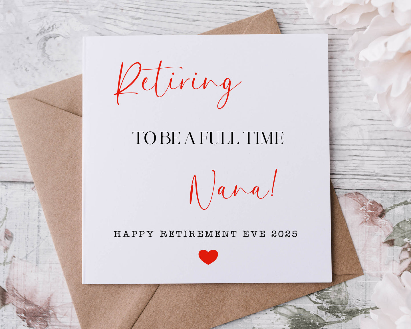 Retiring to be a Grandad/Nana - Retirement Card