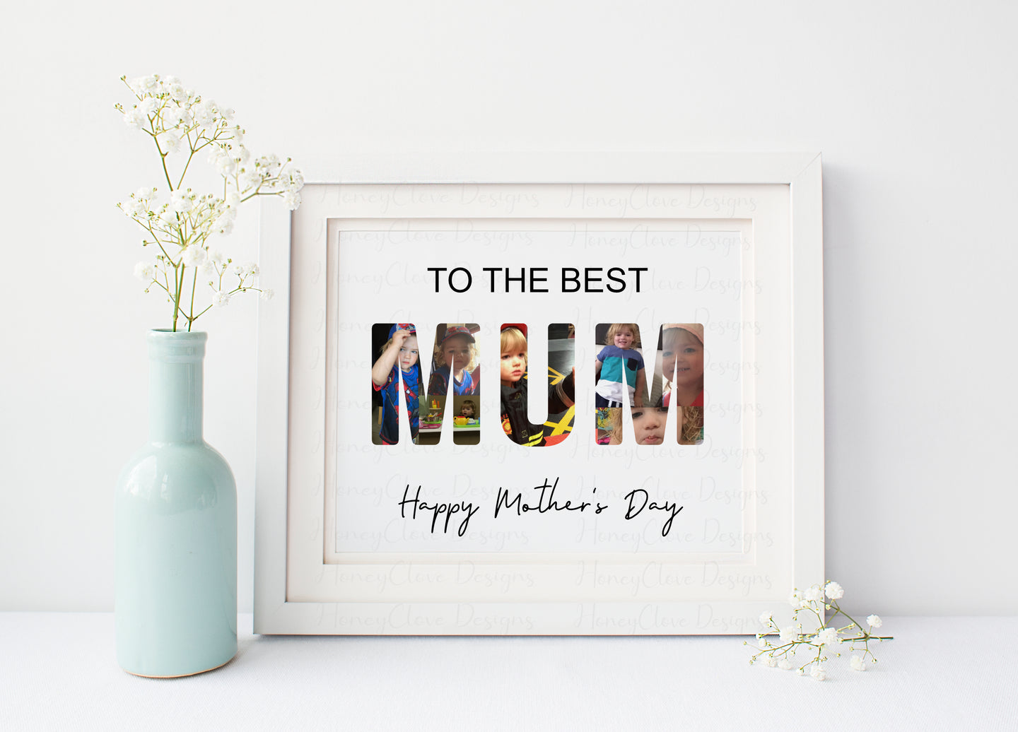 MUM photoword A4 unframed print