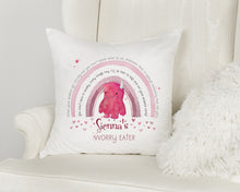 Load image into Gallery viewer, Pink Monster Worry  Cushion
