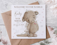Load image into Gallery viewer, Welcome Baby Greeting Card - Baby Dragon
