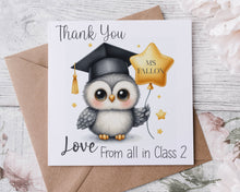 Load image into Gallery viewer, Wise Owl Teacher Card
