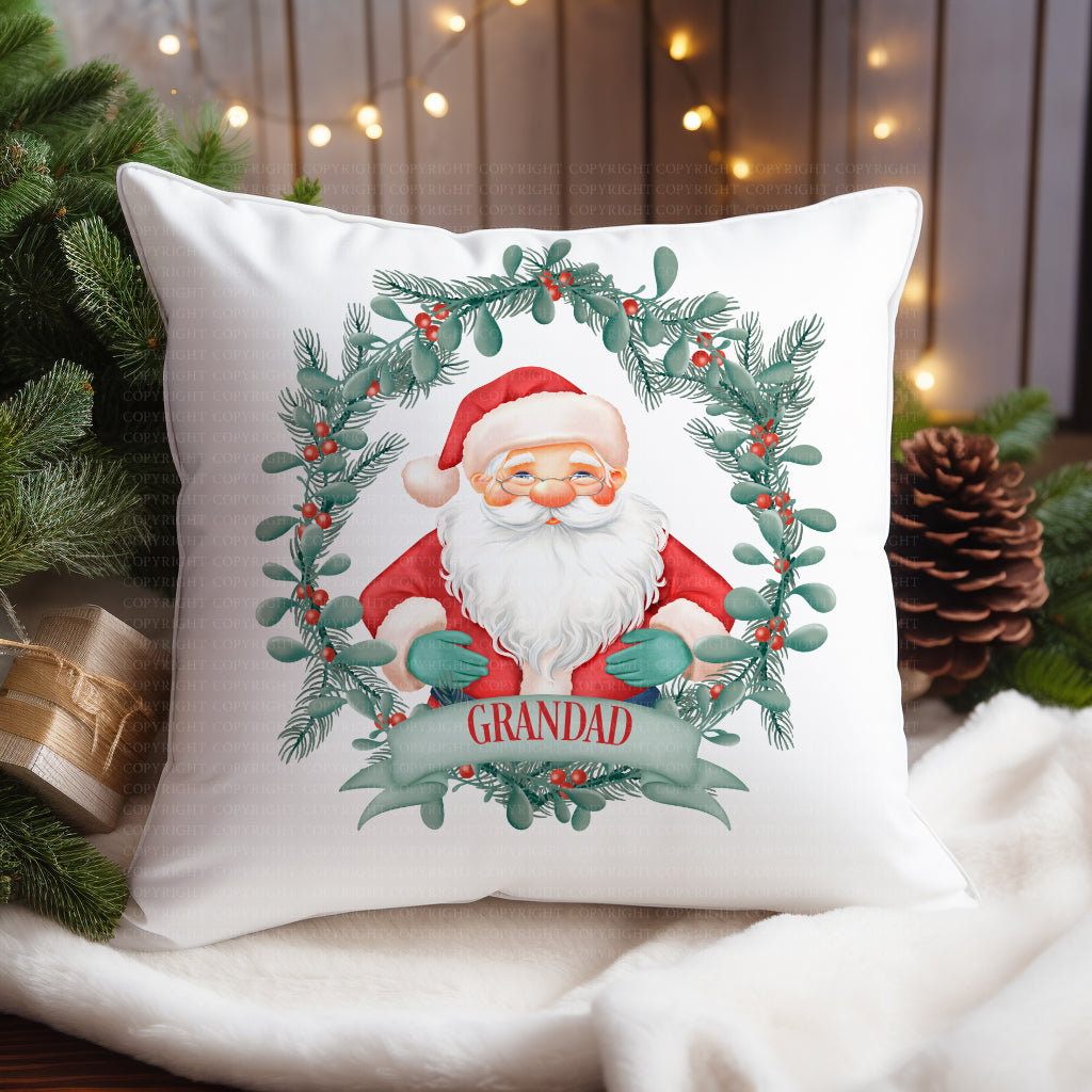 Santa Claus Christmas Cushion