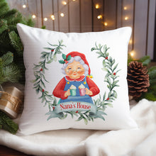 Load image into Gallery viewer, Mrs Claus Christmas Cushion
