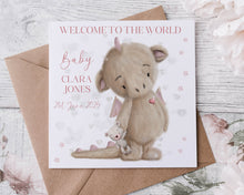 Load image into Gallery viewer, Welcome Baby Greeting Card - Baby Dragon

