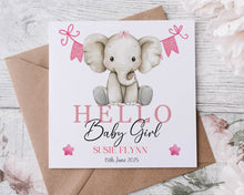 Load image into Gallery viewer, Welcome Baby Greeting Card - Pink
