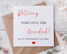 Load image into Gallery viewer, Retiring to be a Grandad/Nana - Retirement Card
