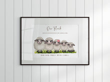 Load image into Gallery viewer, Quirky Sheep Family Print
