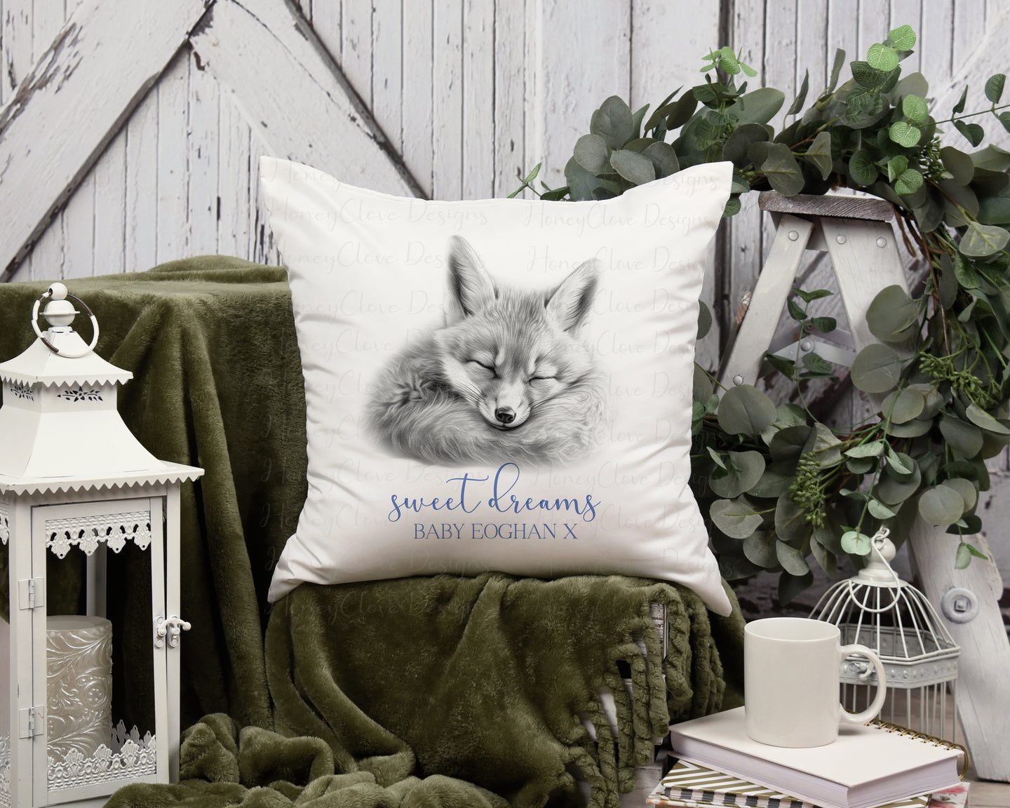 Sleeping Fox Cushion