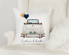 Load image into Gallery viewer, Wedding Car with Balloons- Cushion
