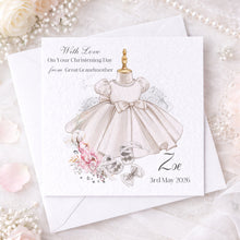 Load image into Gallery viewer, Christening Dress Greeting Card
